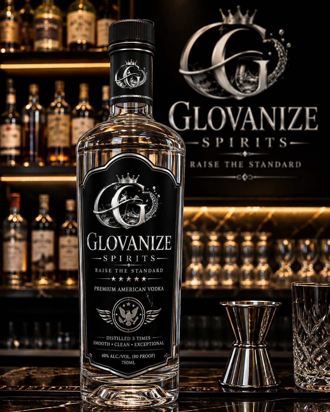 Premium American Vodka — Platinum